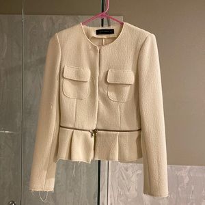 Zara cream jacket